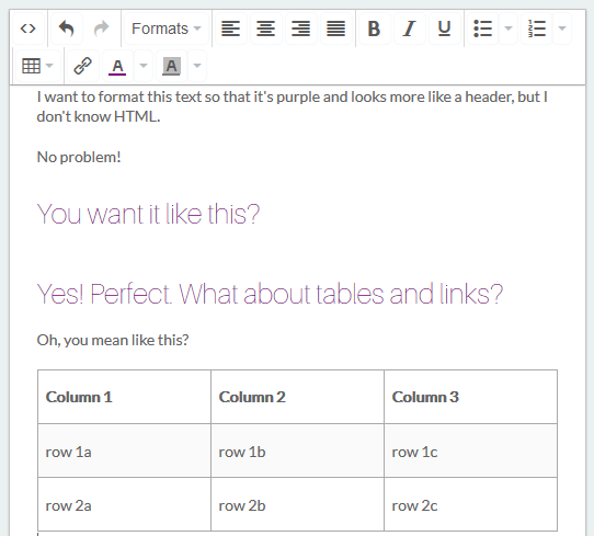 Say goodbye to HTML tags: Easier formatting is here!